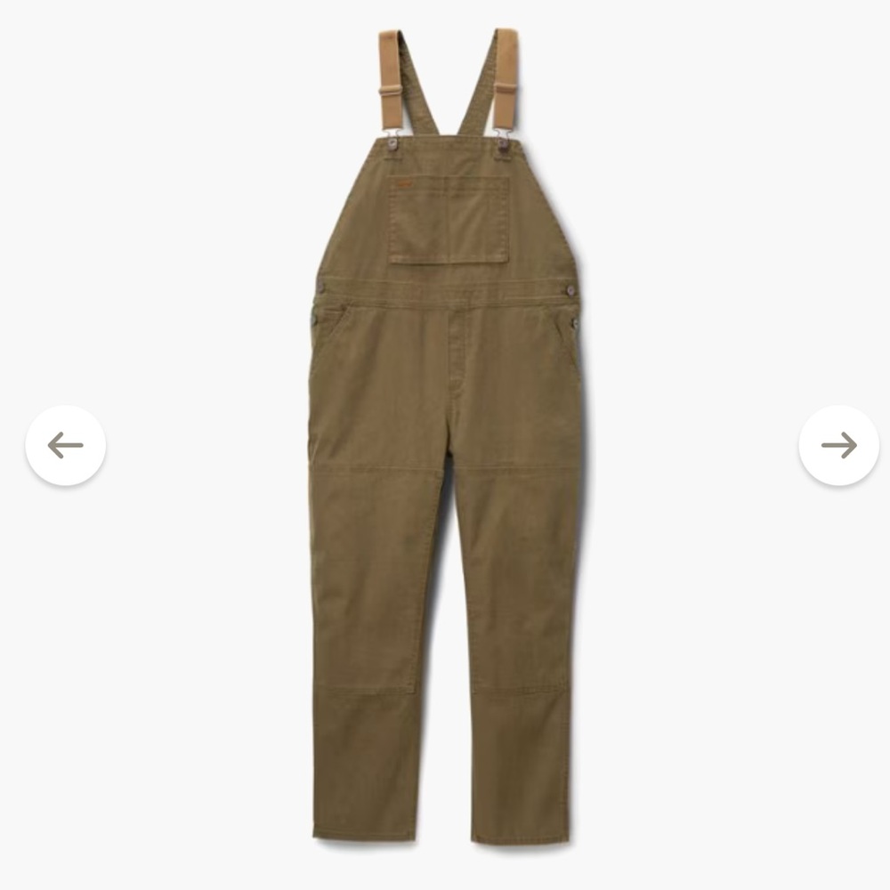 Women's REI Trailsmith Overalls Olive Green